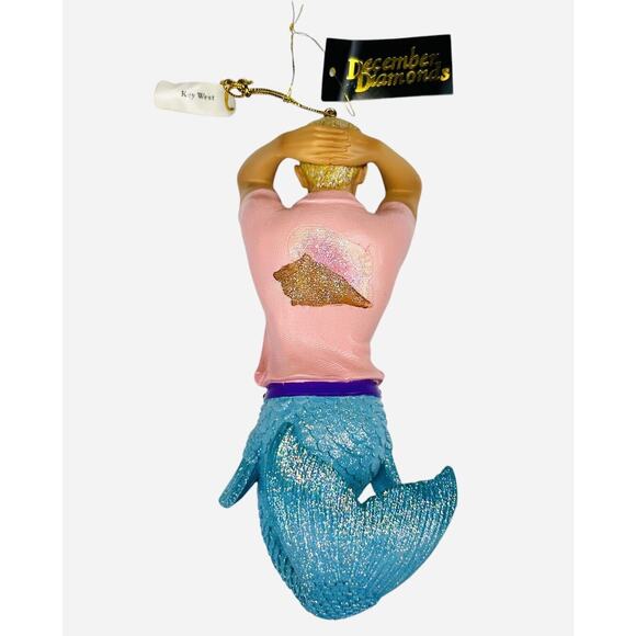 December Diamonds Merman Mermen Key West 55-90850 With Original Box And Tags - Picture 6 of 9
